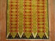 Abstract Turkish Deco Scandinavian Inspired Coral Green Pile Rug No. r5205
