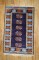 Blue Afghan Rug No. r5218