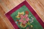Art Deco Chinese Floral Mat Rug No. r5238