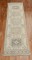 Neutral Vintage Turkish Oushak Runner No. r5324