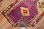 Violet Antique Turkish Melas Prayer Niche Rug No. r5404