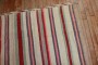 Mid Century Abstract Persian Striped Kilim Wide Runner No. r5425