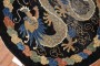 Round Dragon Chinese Distressed Rug No. r5449