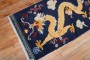 Vintage Dragon Tibetan Rug No. r5457