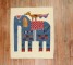 Elephant Pictorial Persian Kilim Wall Hanging No. r5664