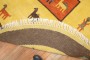 Round Persian Gabbeh Pictorial Rug No. r5715