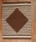 Brown Geometric Turkish Mohair Rug No. r5931