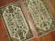 Pair of Cream and Brown Turkish Rugs No. y1225