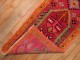 Bright Red and Pink Vintage Turkish Rug No. y1652