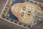 Turkish Blue and Peach Mat No. y1713