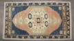 Turkish Blue and Peach Mat No. y1713