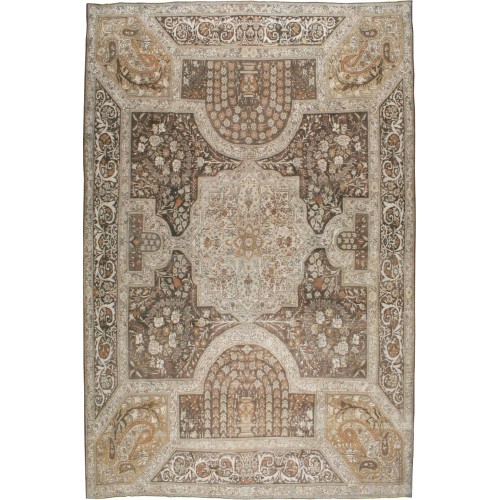 Antique Persian Meshed Rug No. 10026