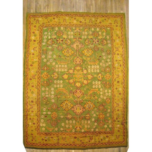 Apple Green Antique Turkish Oushak No. 10068