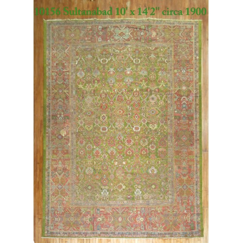 Antique Sultanabad Rug No. 10156