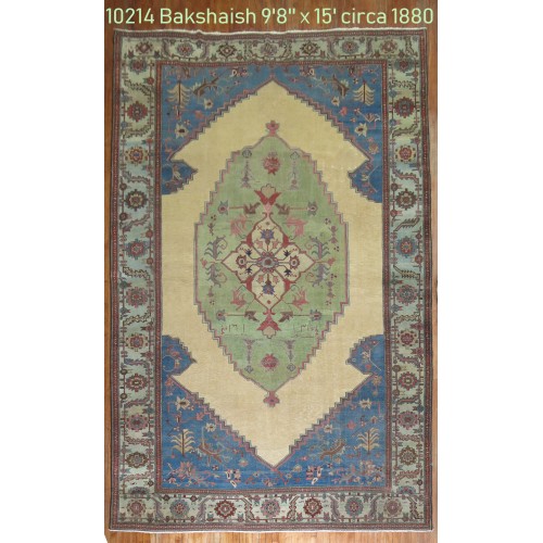 Antique Bakshaish Rug No. 10214