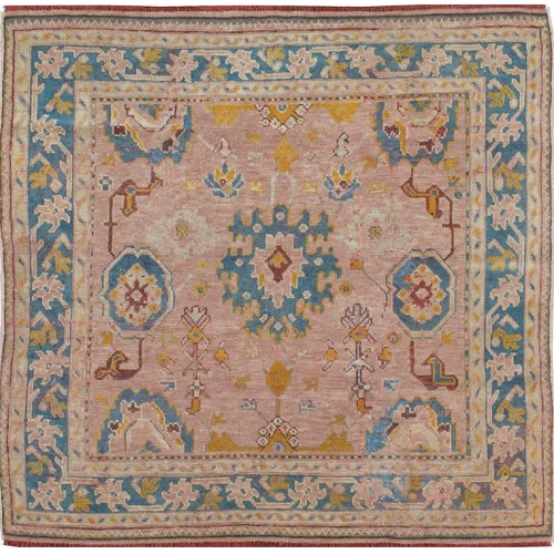 Antique Square Oushak Rug No. 10341
