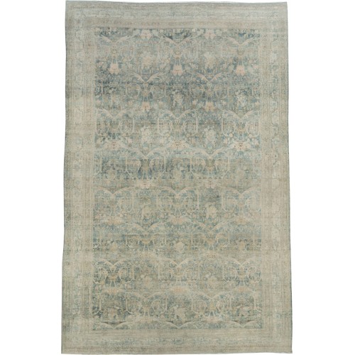 Icy blue Oversize Persian Rug No. 10404