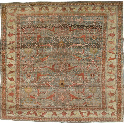 Spectacular Large Persian Square Bidjar No. 10457
