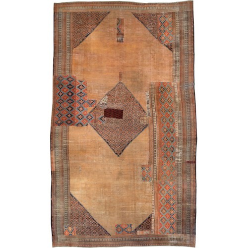 Eclectic Patchwork Oversize Persian Rug No. 10630