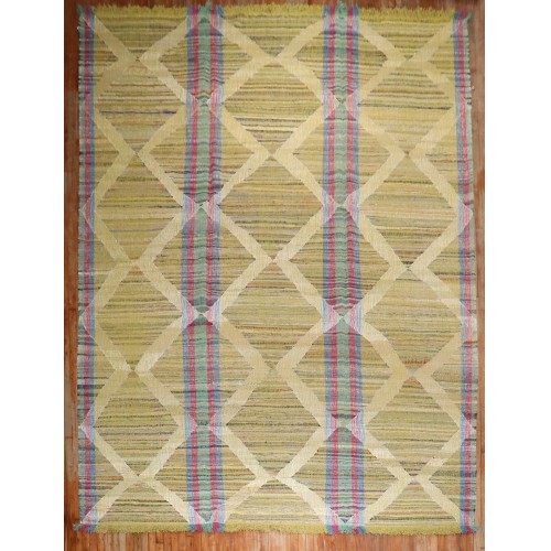 Whimsical Funky Turkish Kilim No. 10709