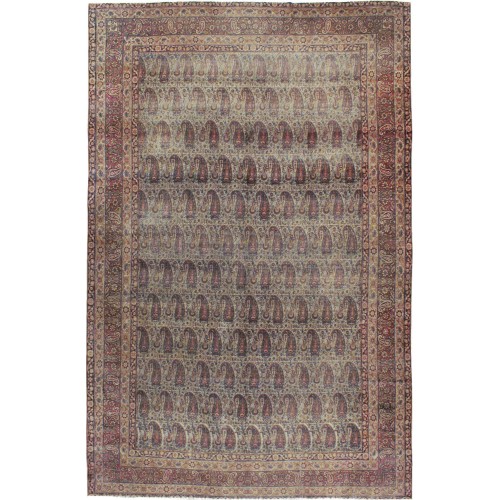 Antique lavar Kerman Persian Rug No. 10764