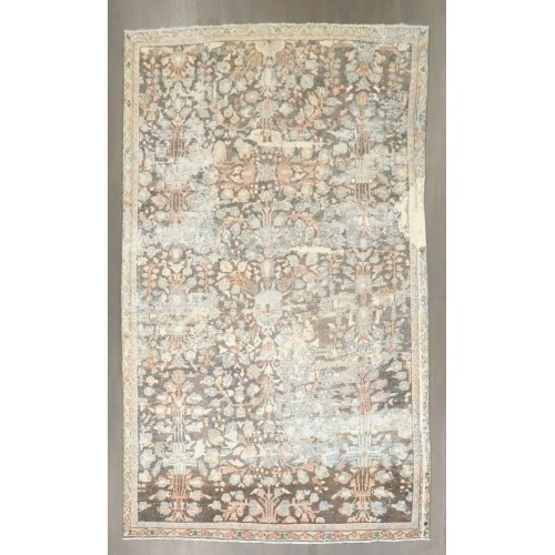 Worn Antique Persian Mahal Rug No. 10775