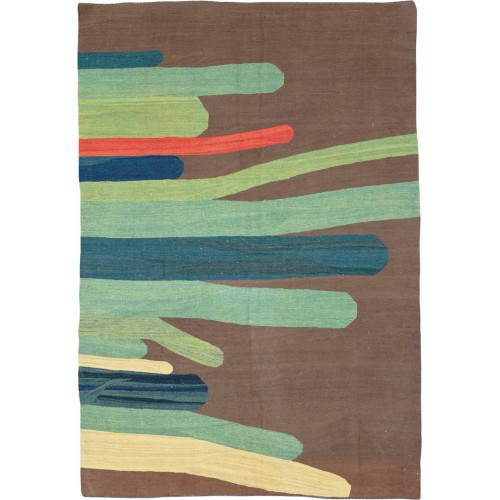 Abstract Persian Popsicle Stick Kilim No. 10804