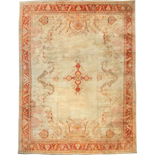 Massive Mansion Size Antique Turkish Oushak Rug No. 10826