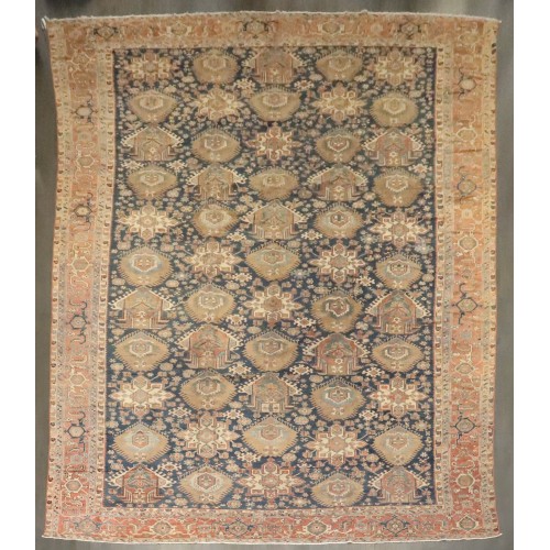 Antique Geometric Heriz No. 10828