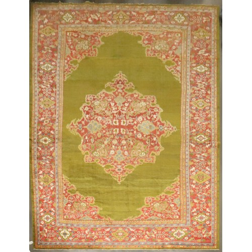 Green Antique Ziegler Sultanabad No. 10831