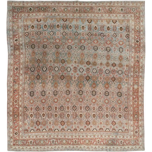 Antique Square Bidjar Mini Khani Rug No. 10864
