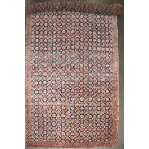 Breathaking Mid 19th Century Northwest Persian Mini Khani Rug No. 10886