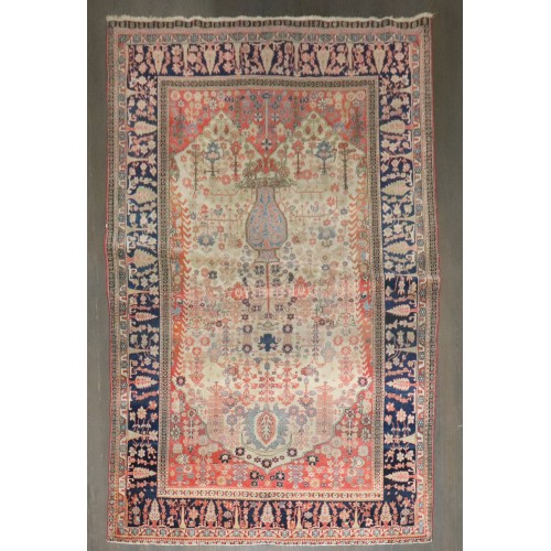 Mohtasham Kashan Antique Rug No. 10898