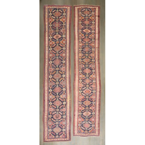 Pair of Antique Northwest Persian Runners No. 10987