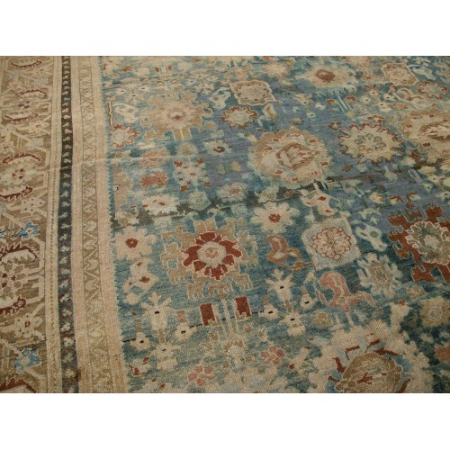 Oversize Blue Persian Malayer Carpet No. 10025