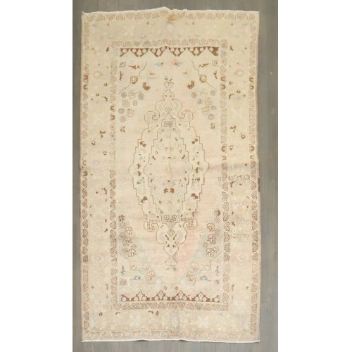 Vintage Turkish Oushak Rug No. 28301