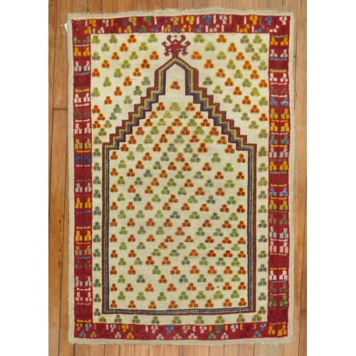 Antique Ghiordes Prayer Rug No. 28500