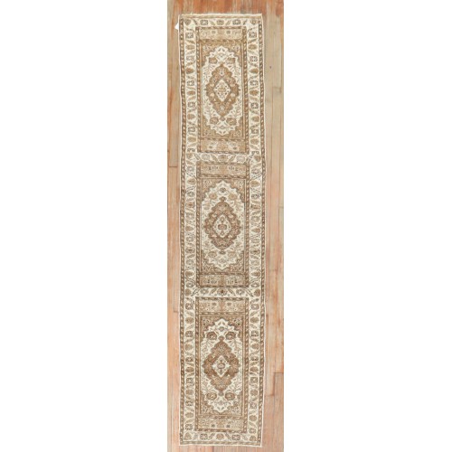 Narrow Vintage Turkish Runner No. 28850