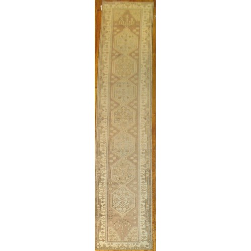 Vintage Turkish Oushak Runner No. 29499