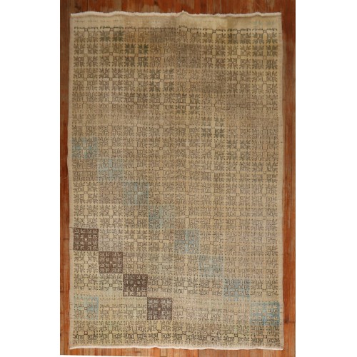 Vintage Turkish Anatolian Deco Rug No. 29770