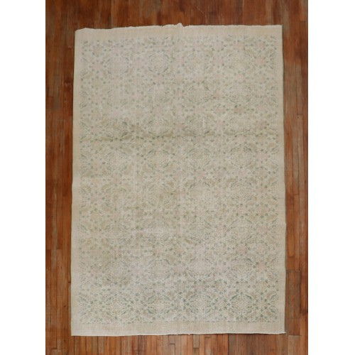 Turkish Floral Shabby Chic Rug  No. 30054