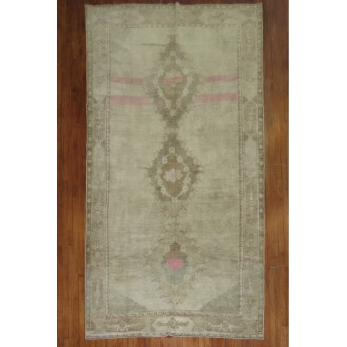 Vintage Turkish Kars with Pink Accents No. 30662