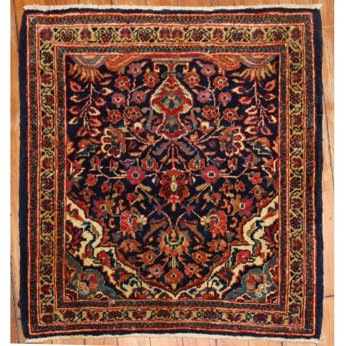 Antique Kashan Mat Rug No. 30692