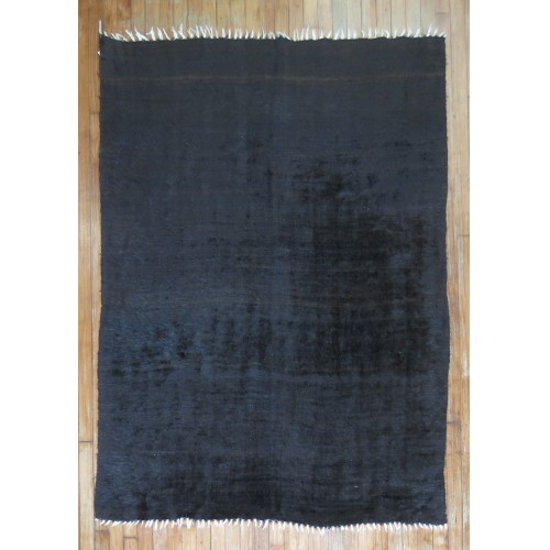 Black Mohair Rug No. 31015