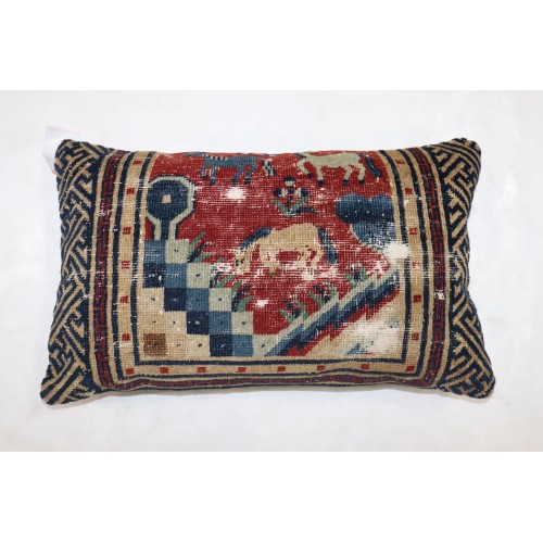 Animal Motif Tibetan  Pillow No. 31306b