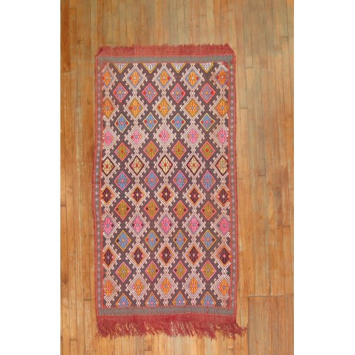 Bright Turkish Jajim Flatweave No. 31311