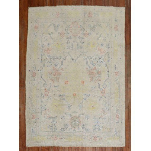 Oushak Accent Rug No. 31489