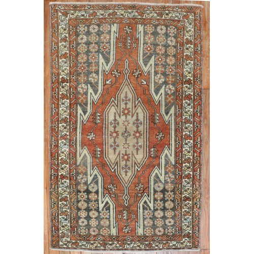 Rustic Persian Mazlagan Rug No. 31748