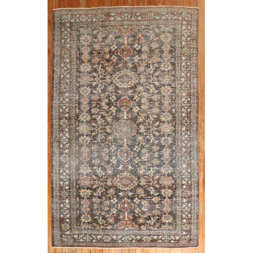 Brown Vintage Persian Mahal Rug No. 31826
