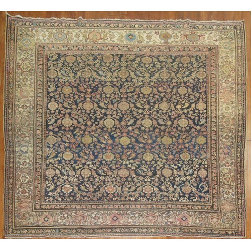 Square Antique Persian Malayer Rug No. 6077